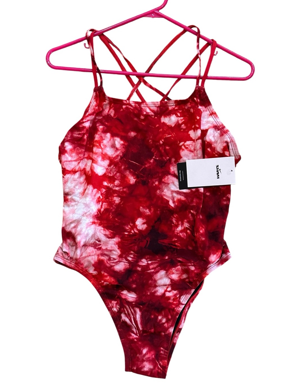 NWT Nike Women’s Hydrastrong Tie-Dye Spiderback One Piece Swimsuit Sz 10